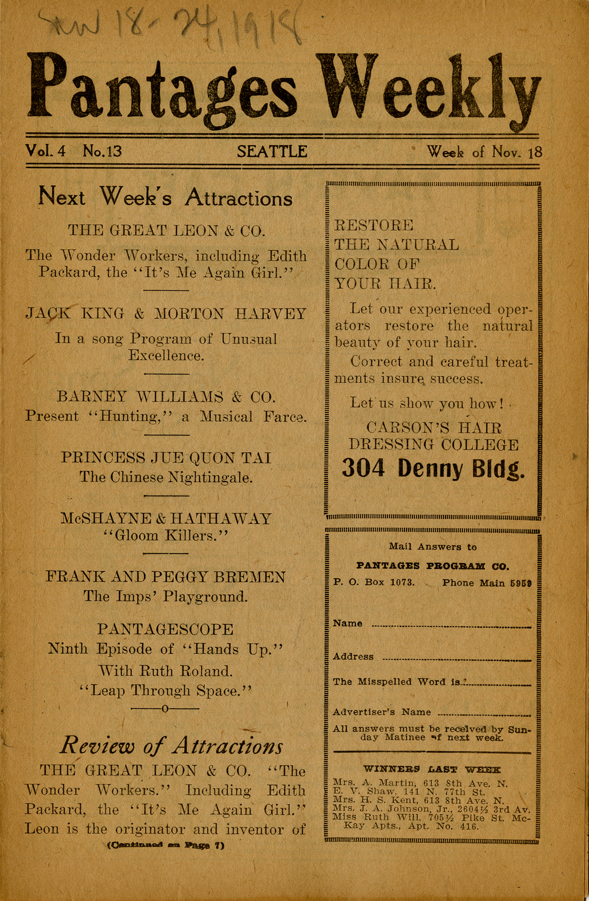 Program page 1