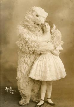 Vivian Ford and Harry Hewitt in vaudeville costume